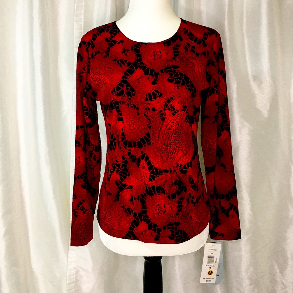 Nygård Collection long sleeved top, size 6-8.